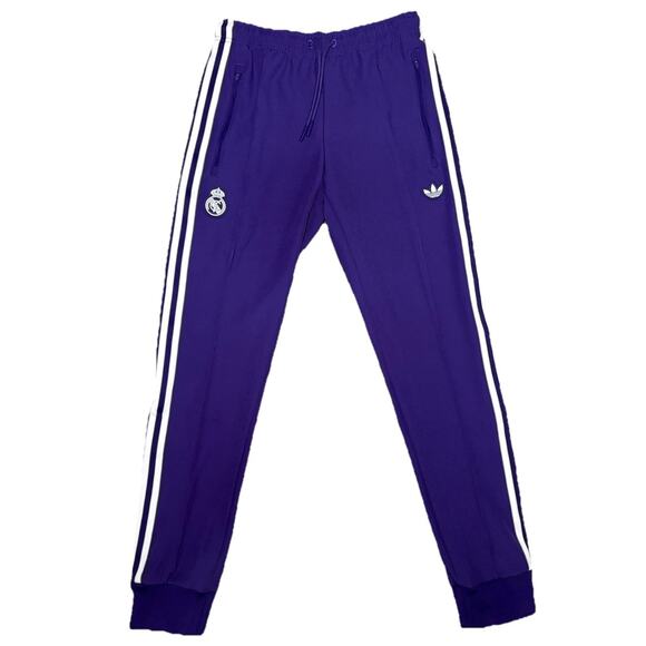 Adidas Originals Real Madrid Terrace Icons Track Pants Mens Size SMALL JF2579 - Picture 1 of 10